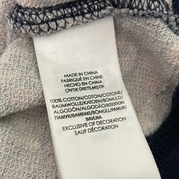 Polo navy floral sweatshirt jacket size 6 - Picture 6 of 6